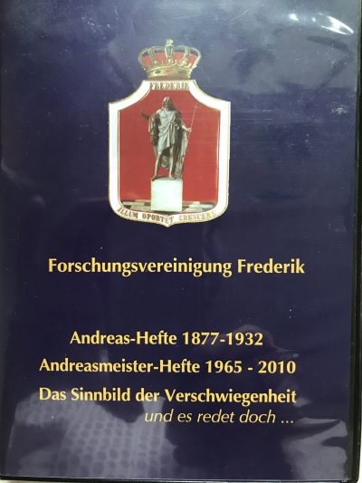 Andreas-Hefte 1877-1932 Andreasmeister-Hefte 1965-2010 Das Sinnbild der Verschwiegenheit